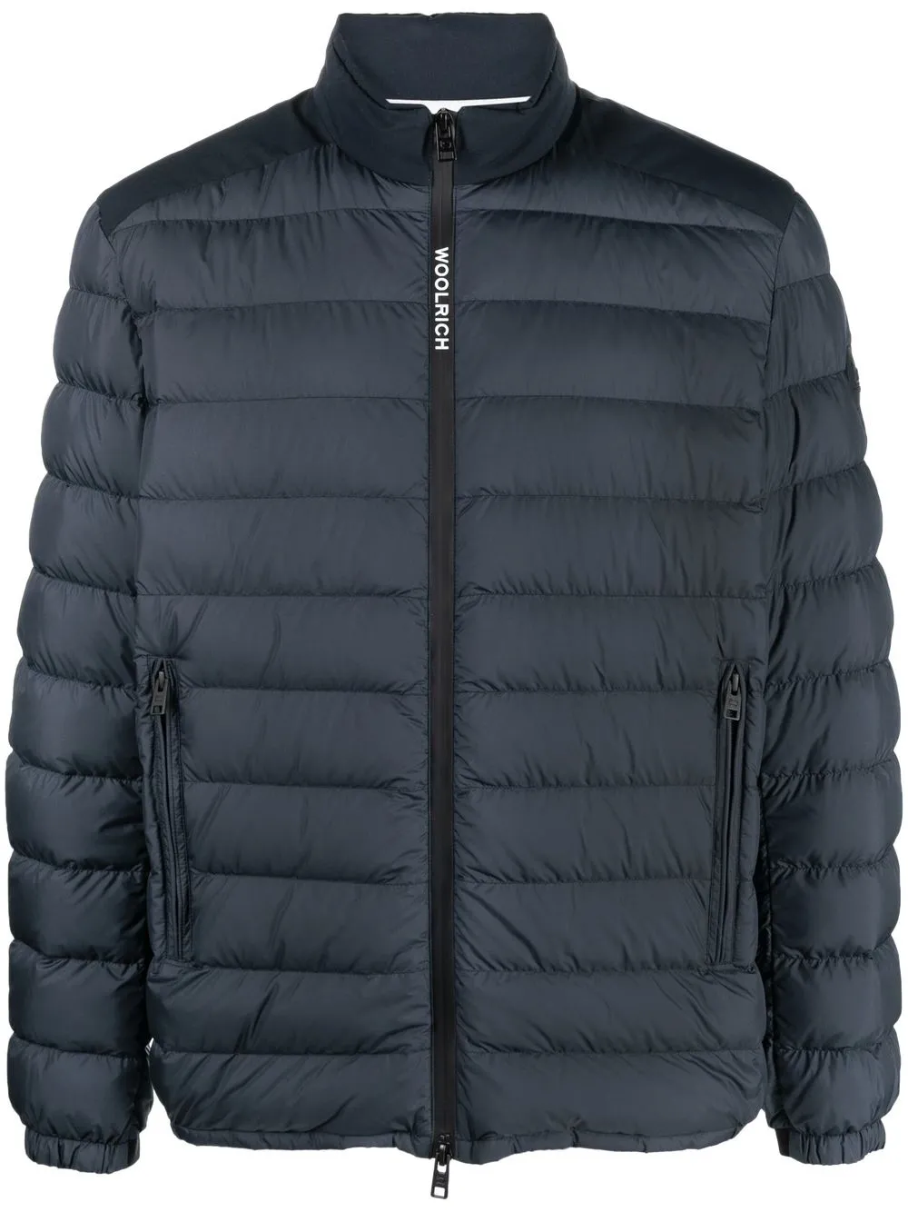 

Пуховик на молнии WOOLRICH, синий