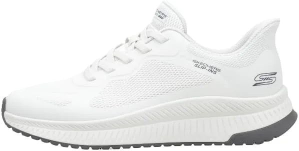 Мужские слипоны Skechers без рук - Bobs Sport Squad Chaos 4, белый