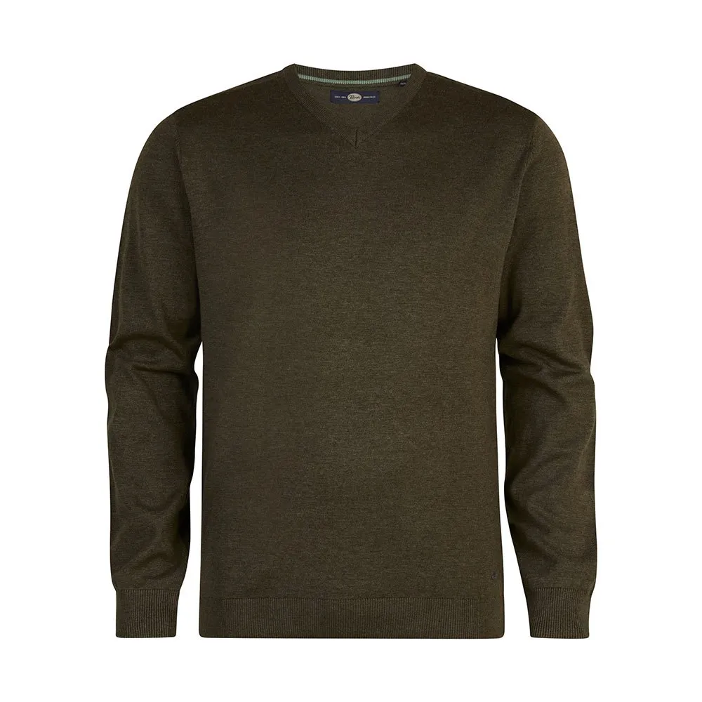 

Свитер Petrol Industries M-3040-KWV2000 v neck, зеленый