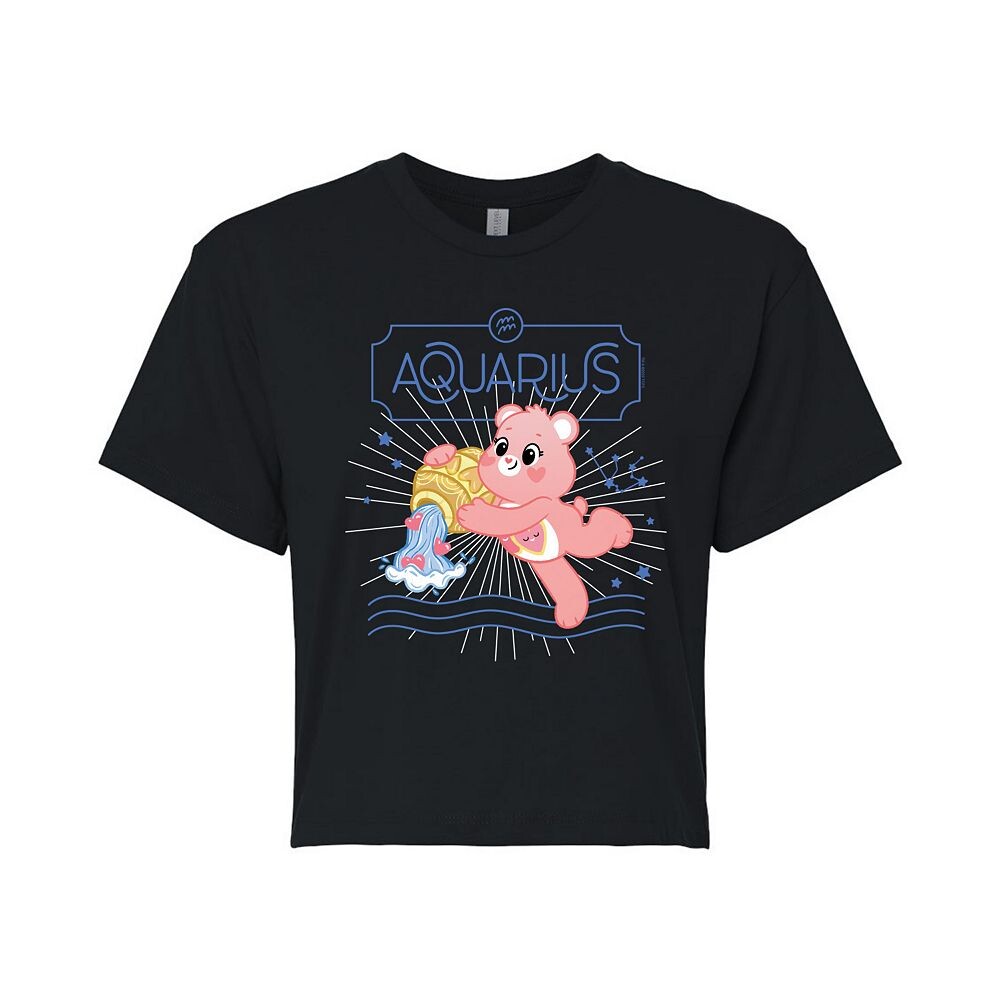 

Укороченная футболка для юниоров Care Bears Aquarius Licensed Character, черный
