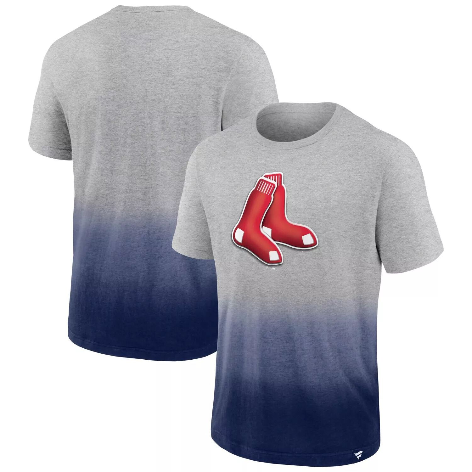 

Мужская фирменная футболка с принтом серого/темно-синего цвета с принтом Boston Red Sox Iconic Team с эффектом омбре и эффектом омбре Fanatics, Синий, Мужская фирменная футболка с принтом серого/темно-синего цвета с принтом Boston Red Sox Iconic Team с эф