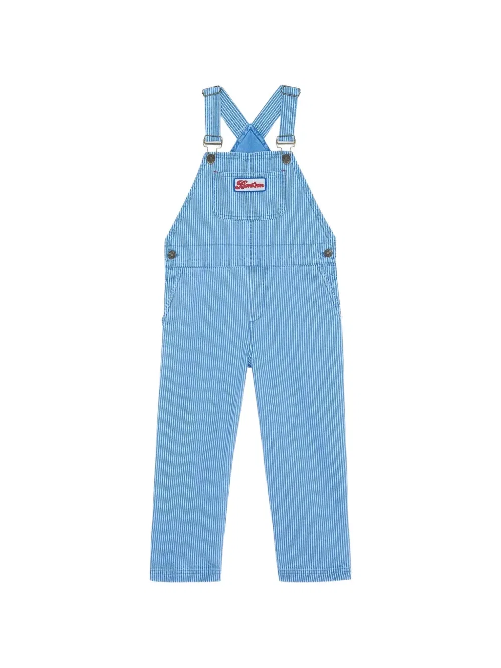 Комбинезон в полоску со карманом Bonton, синий