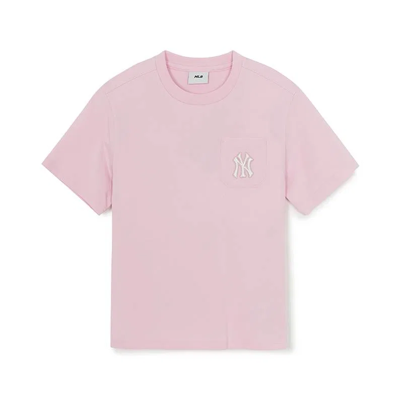 Футболка с круглым вырезом Moderate MLB KIDS, Light Pink