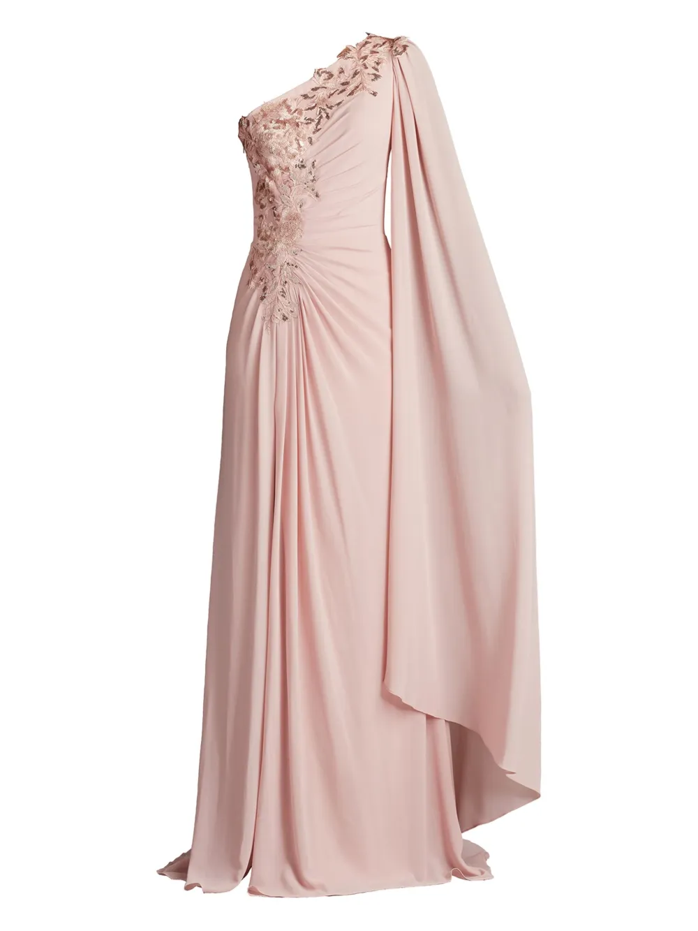 

Драпированное платье асимметричного кроя Tadashi Shoji, розовый