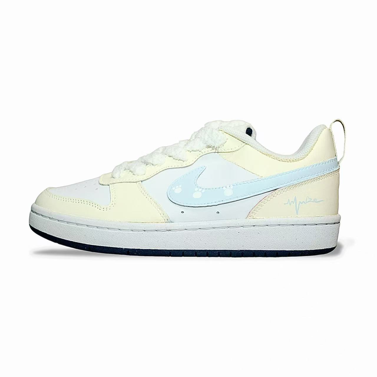 

Детские скейтерские кеды Court Borough Nike, светло-желтый