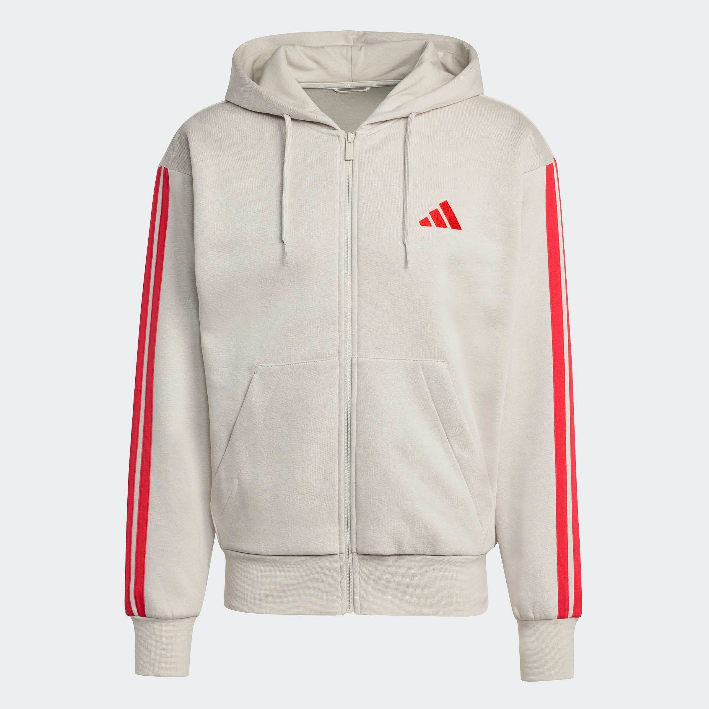 

Adidas Sportswear Худи на молнии в бежевом цвете