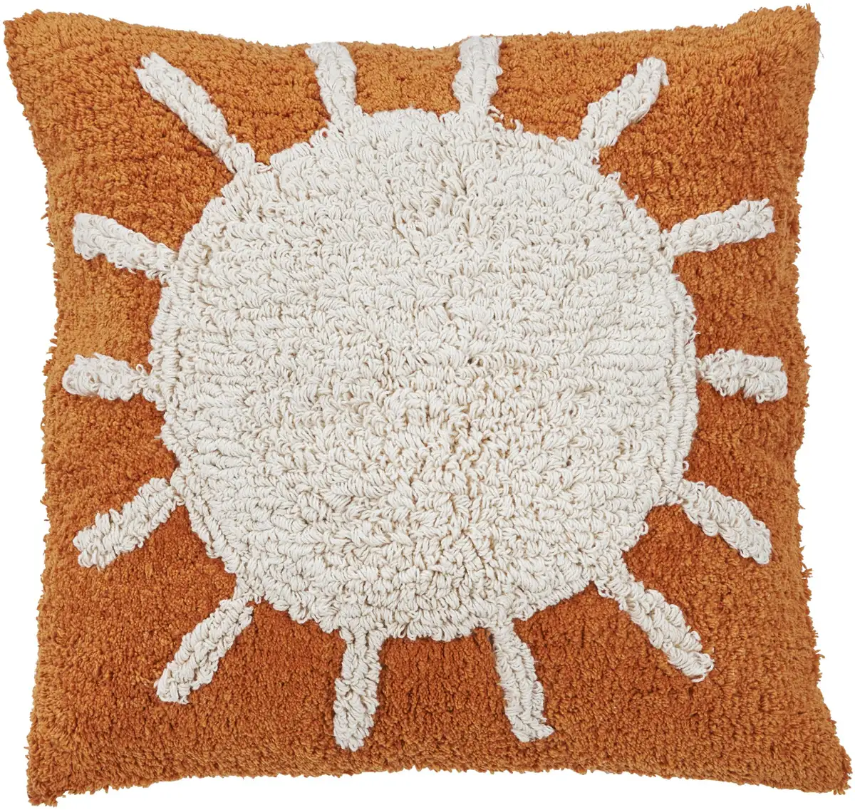 

Done. декоративная подушка "CUSHION HAPPY SUNSHINE" 45х45 см, оранжевый/натуральный