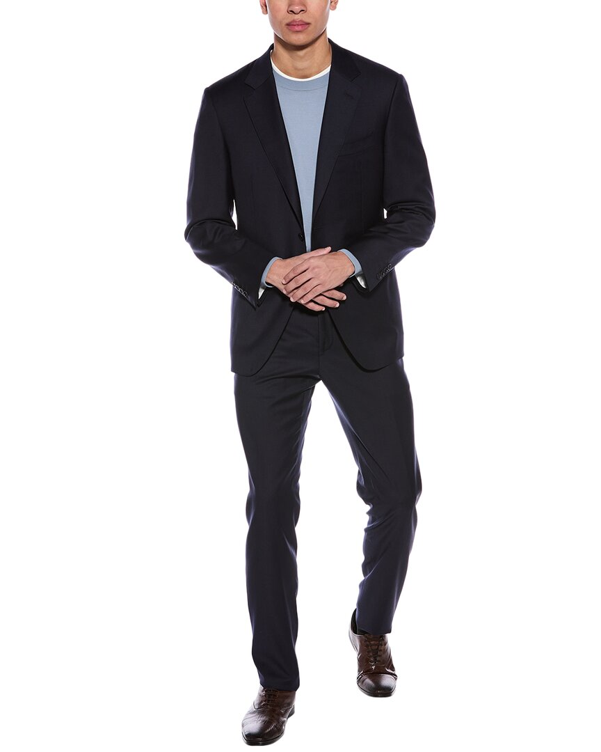 

Костюм Canali из 2-х шерстяных тканей, зеленый
