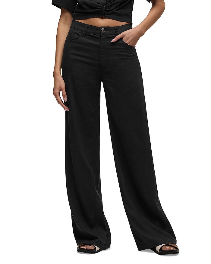 

Джинсы Jodie High Rise Wide Leg черные Hudson, черный