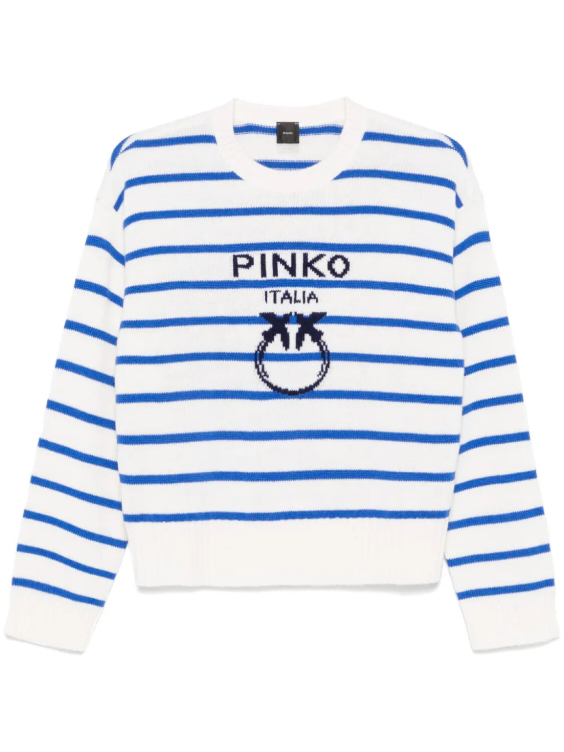 

Полосатый свитер PINKO, белый