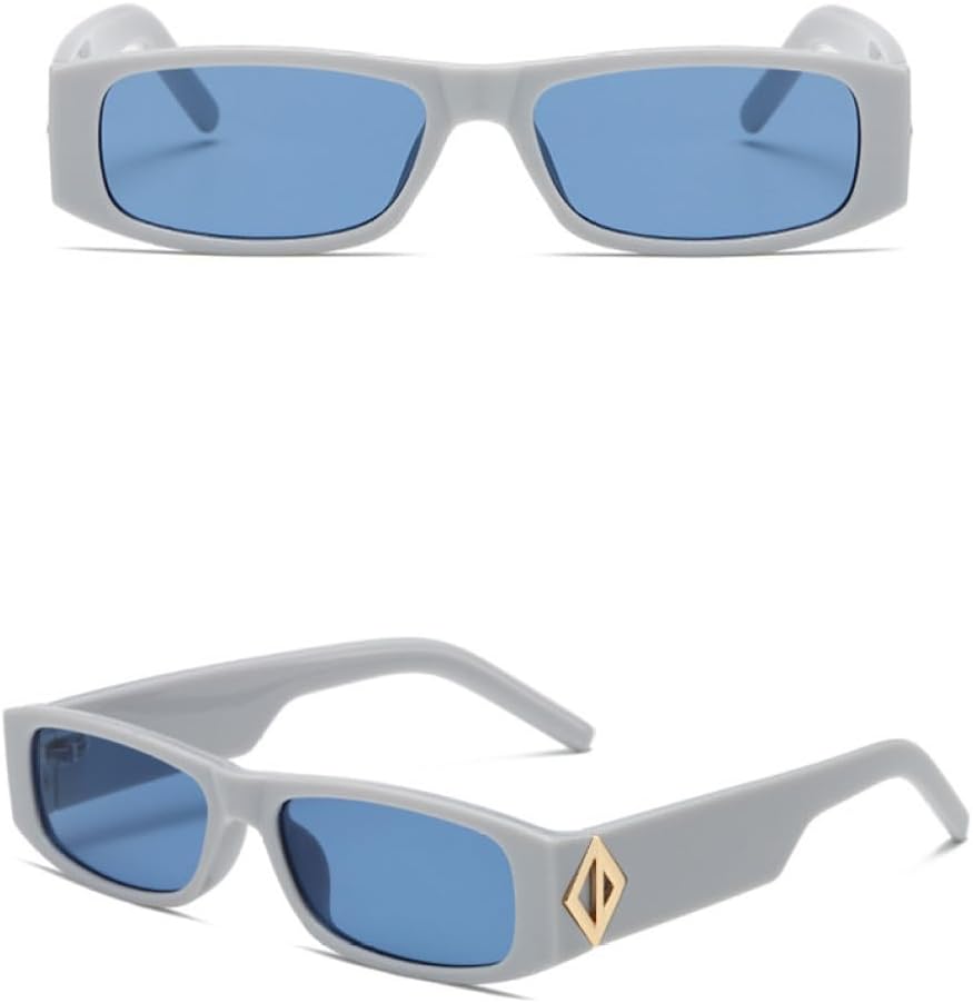 

Солнцезащитные очки прямоугольной формы для женщин, маленькая оправа, винтажные солнцезащитные очки для мужчин, ретро-очки с защитой от УФ-излучения UV400 LANGSER, 22041 C7