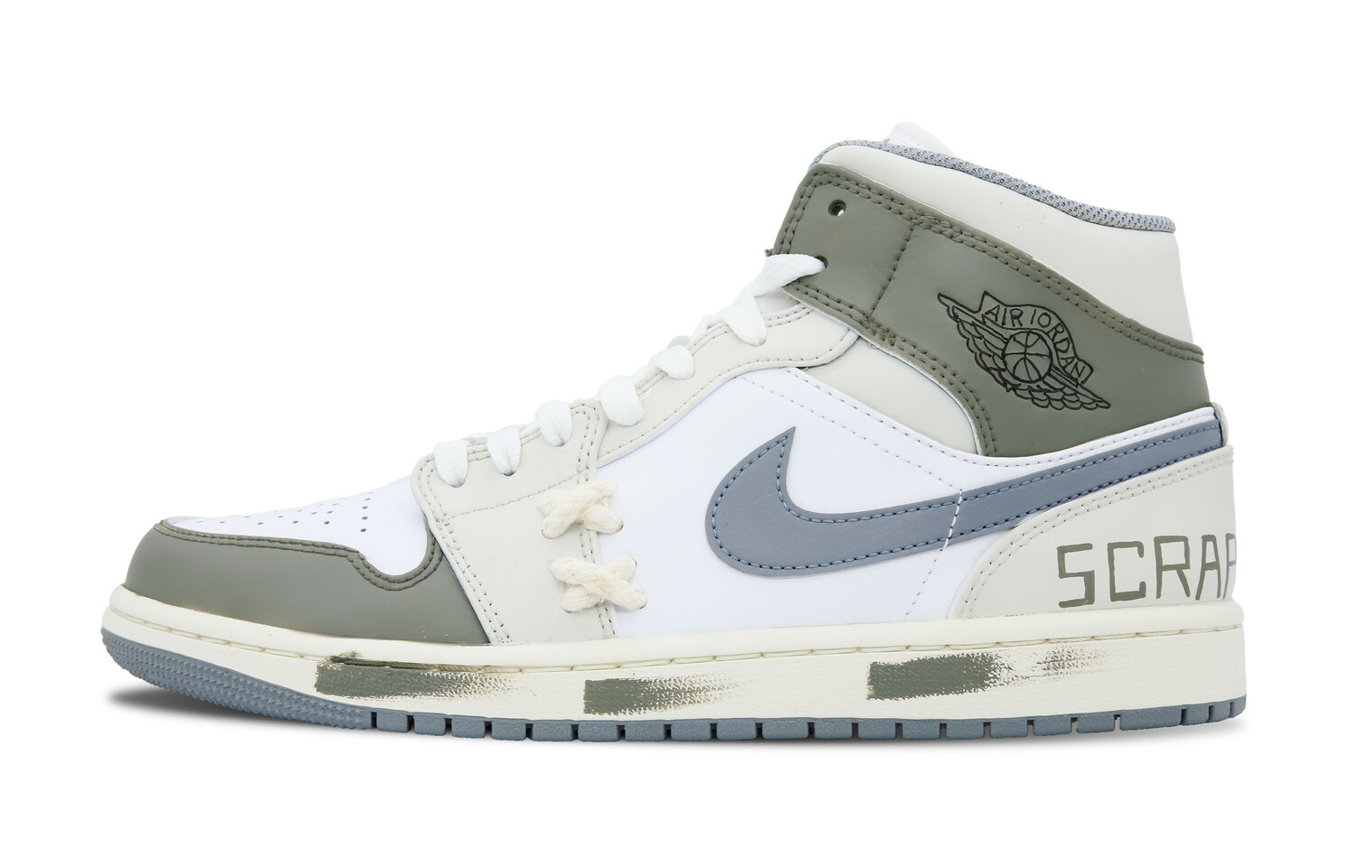 

Jordan Air Jordan 1 Баскетбольные кроссовки мужские, Off-white