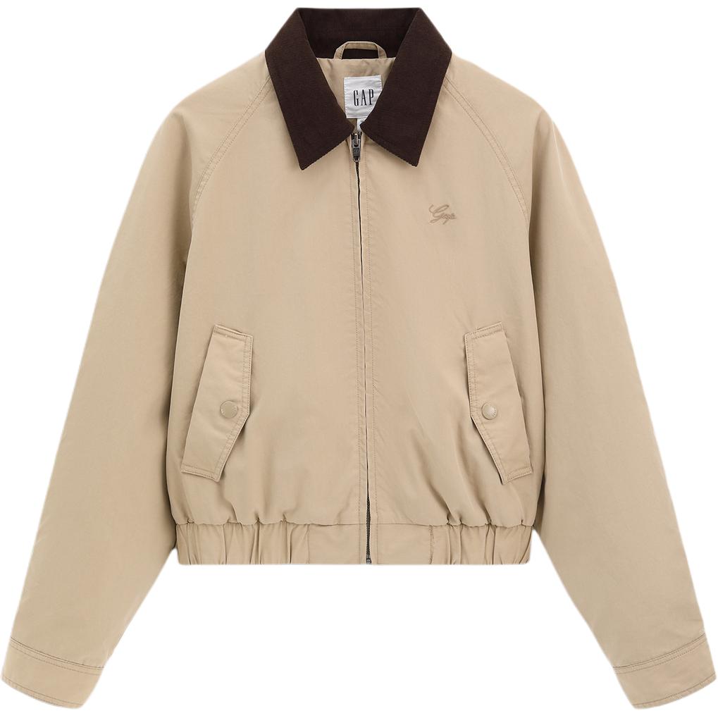 

Куртка Women's Lapel Moderate Others GAP, хаки