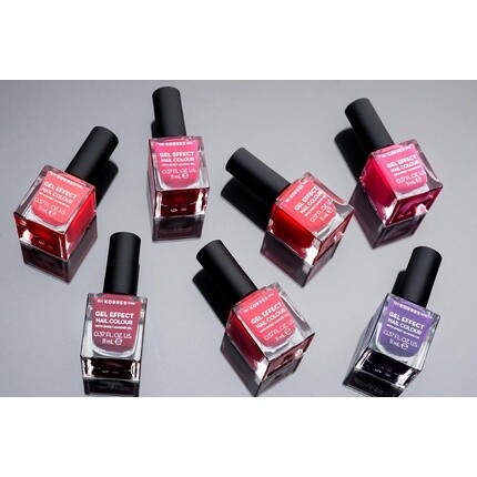 Korres Лак для ногтей Sweet Almond 74 Berry Addict Vegan с эффектом геля 11 мл — фото 2