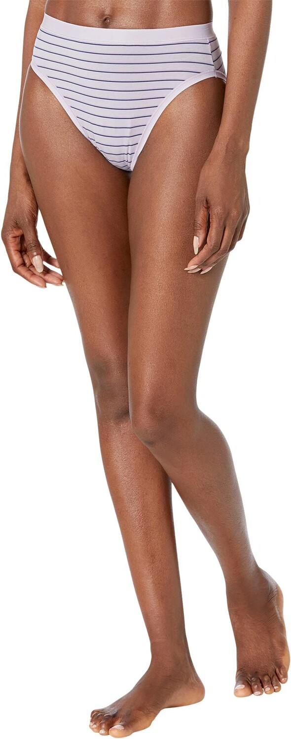 

Сдержанный хлопок Hi Cut Wacoal, цвет Orchid Petal Stripe