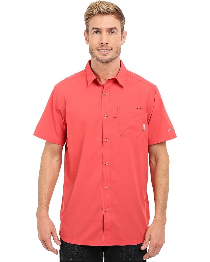 

Рубашка Columbia Slack Tide Camp, цвет Sunset Red