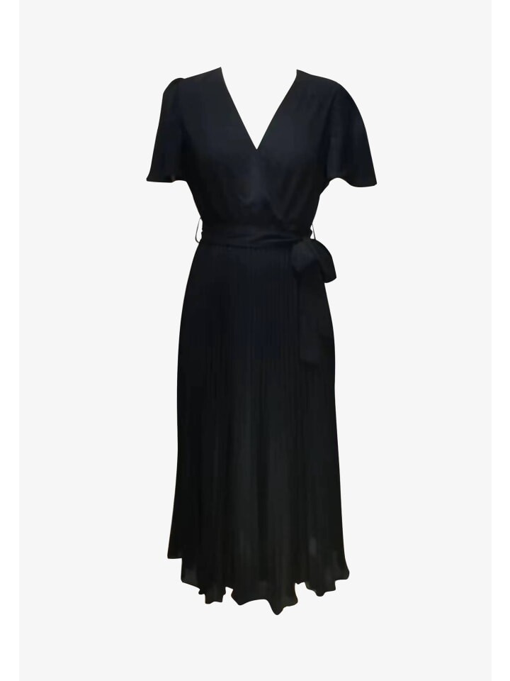 

Длинное платье GINI LONDON Midi Gini Wrap, черный