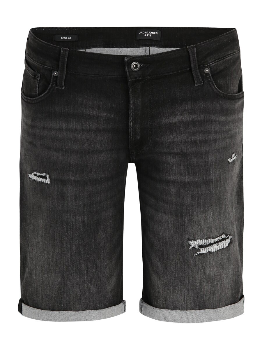 

Джинсовые шорты Jack & Jones Plus Regular Jeans, черный деним