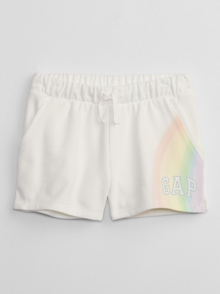 

Детские шорты с логотипом Gap, белый