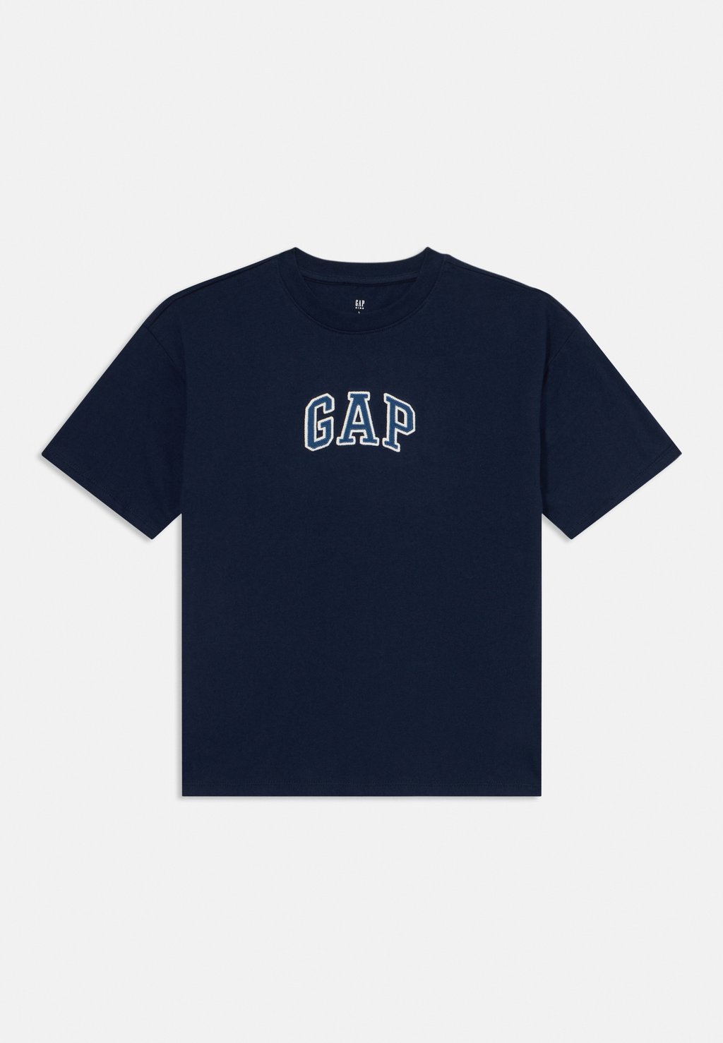 

Футболка с принтом ORIGINAL LOGO TEE BOYS GAP, темно-синий