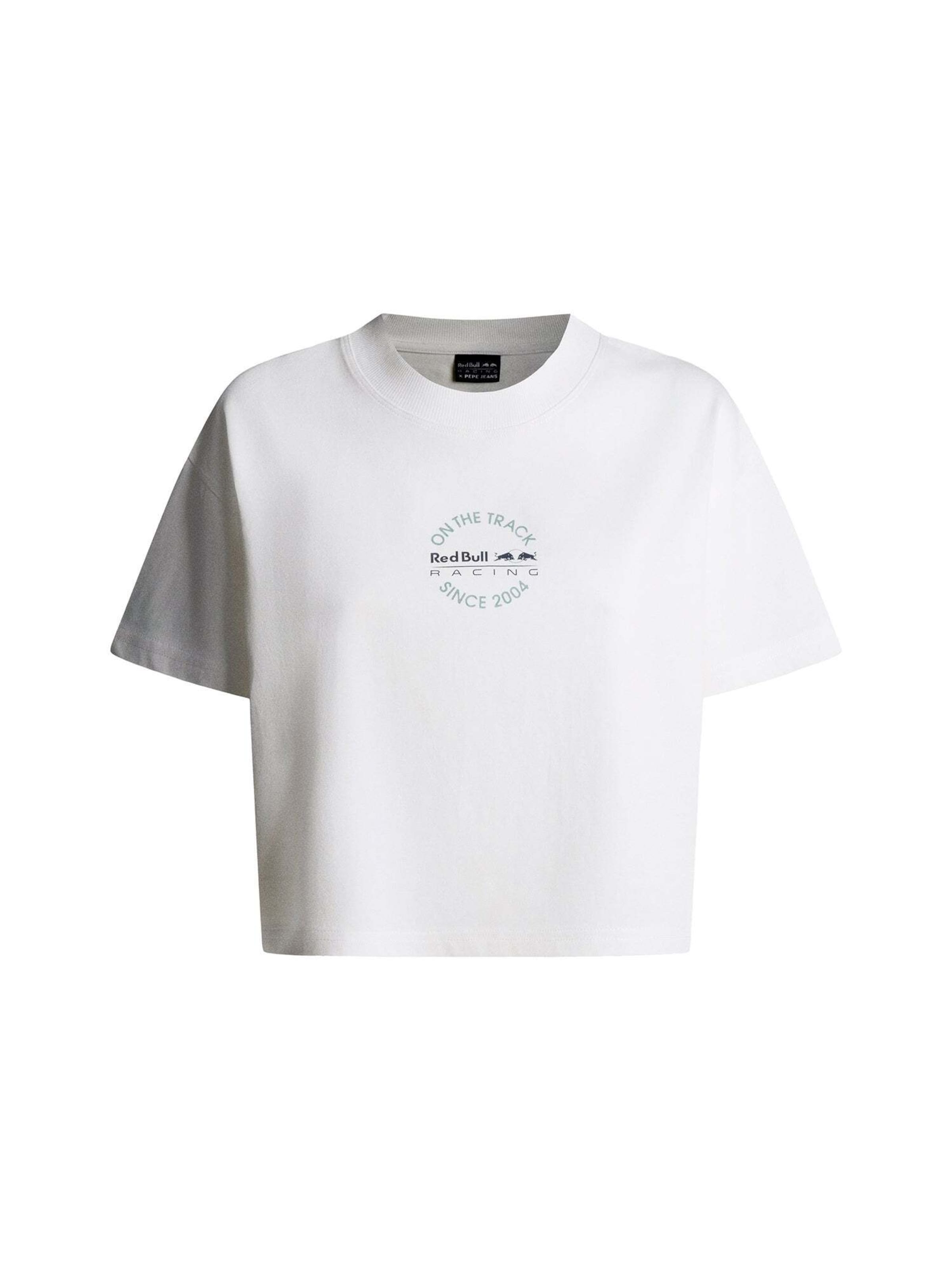 

Red Bull Racing x Pepe Jeans Футболка 'W BULL' в белом цвете, Красный, Red Bull Racing x Pepe Jeans Футболка 'W BULL' в белом цвете