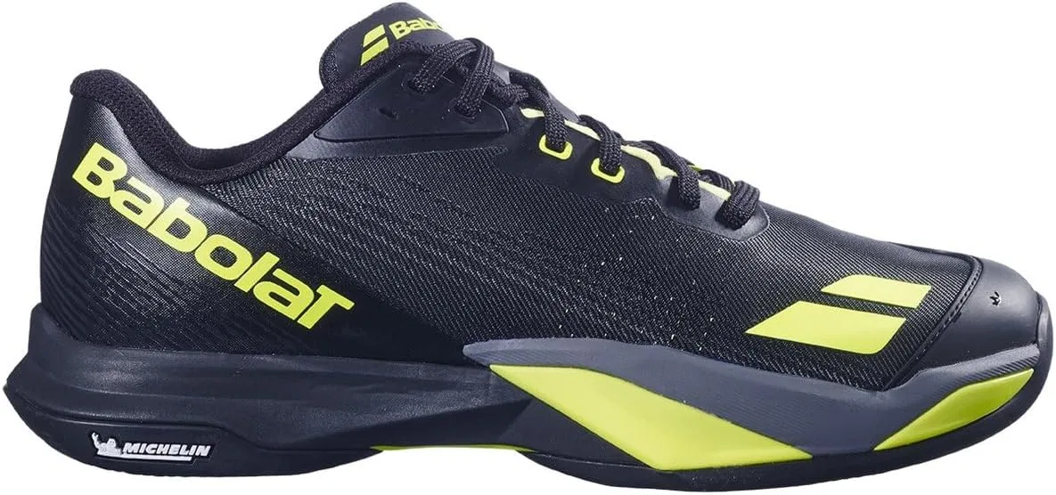 Кроссовки для тенниса на грунте Babolat Jet Mach 4, цвет Black/Aero