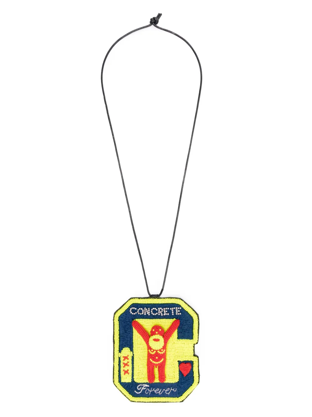 

Колье 25Y Forever из коллаборации с Concrete Walter Van Beirendonck, желтый
