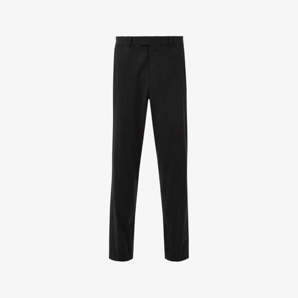 

Брюки прямого кроя Allsaints Bay из хлопковой смеси, черный