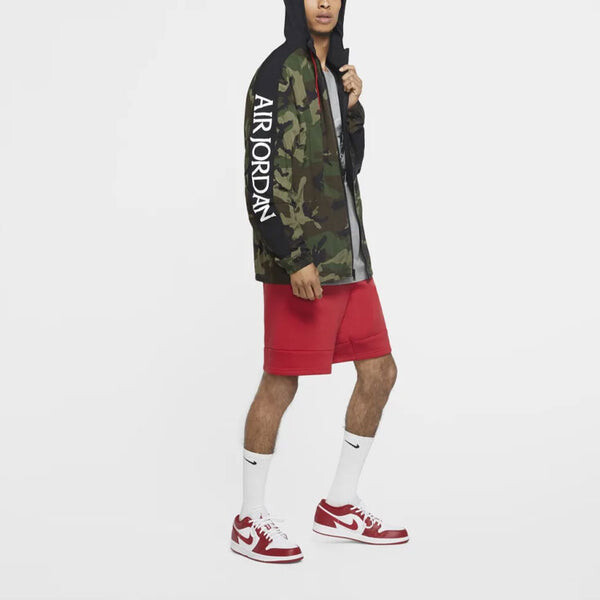 Куртка Air Jordan Jumpman Classics Camouflage Printing Hooded Jacket Green, зеленый — фото 3