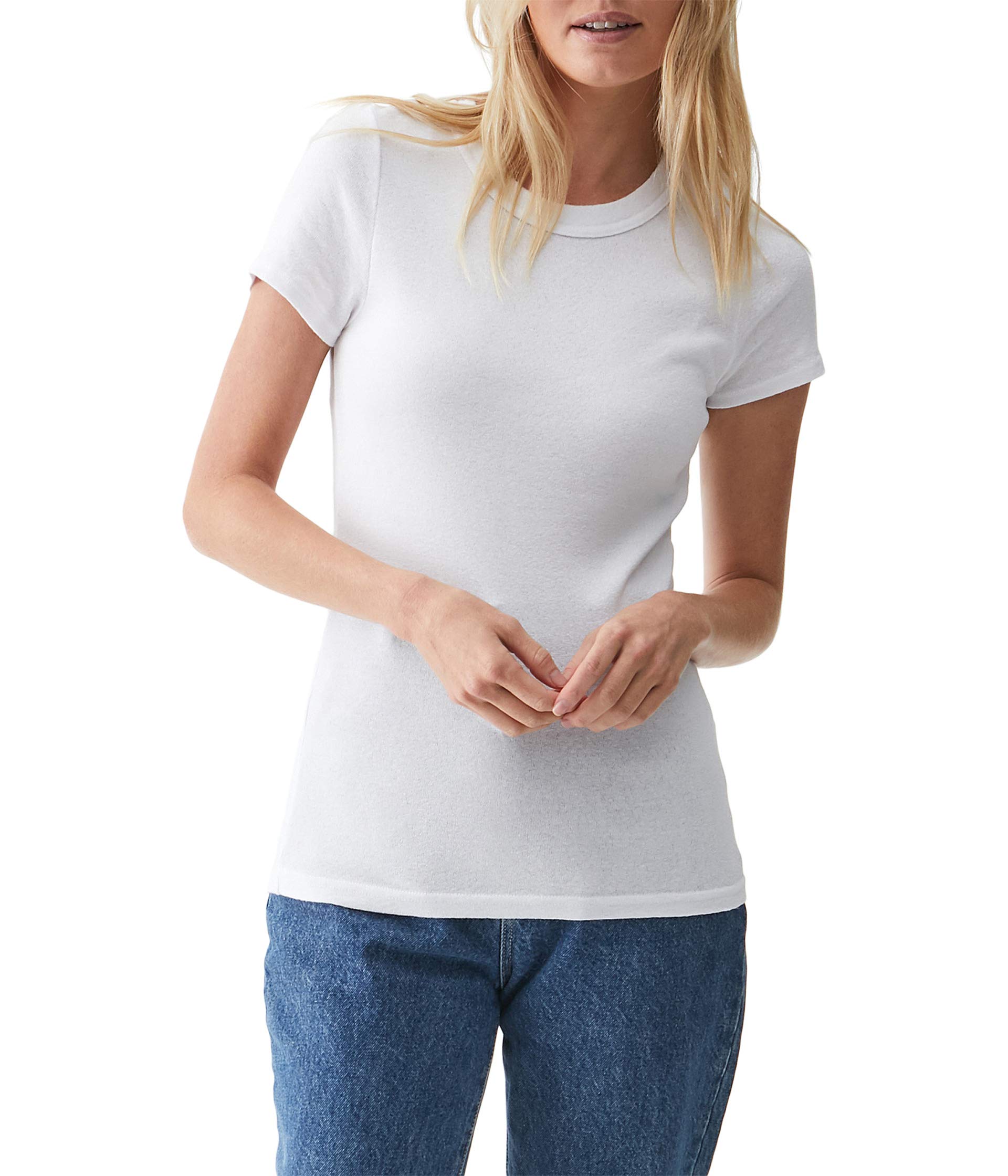 

Футболка Michael Stars Shine Basic Band Crew Tee, белый