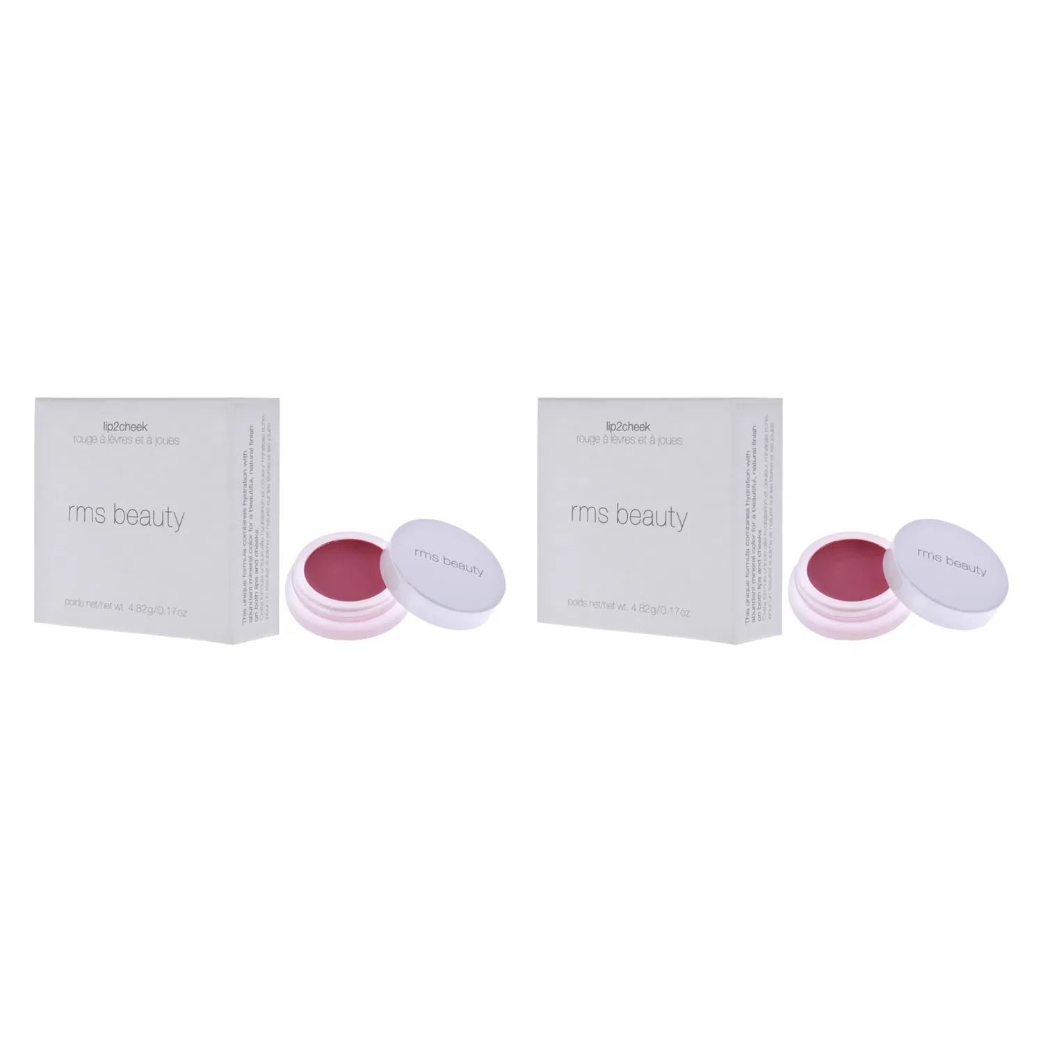Lip2Cheek - Demure от RMS Beauty для женщин - 0,17 унции (30 мл) - упаковка из 2 штук, розовый — фото 4