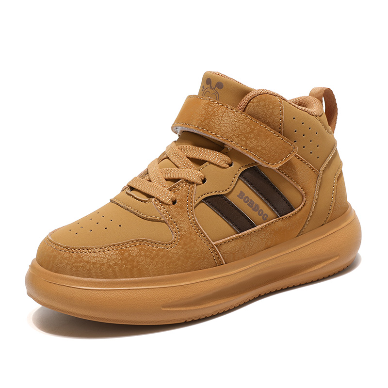 

Детская повседневная обувь для детей BOBDOG, TD-S208 Caramel (Single Layer Leather Shoes)