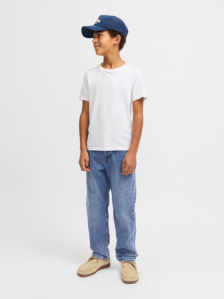 JACK & JONES Junior Джинсы "Крис" - свободного кроя - синего цвета — фото 3