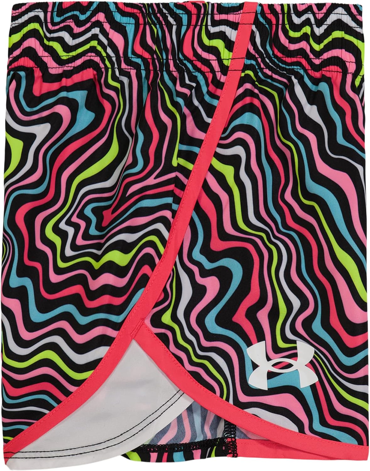 Under Armour майка с короткими рукавами и шорты для мальчиков, легкие и дышащие, Solar Pink Su22 — фото 2