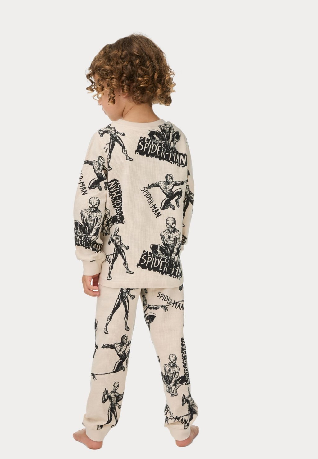 

Пижама SPIDERMAN AOP WAFFLE SET Marks & Spencer, бежевый