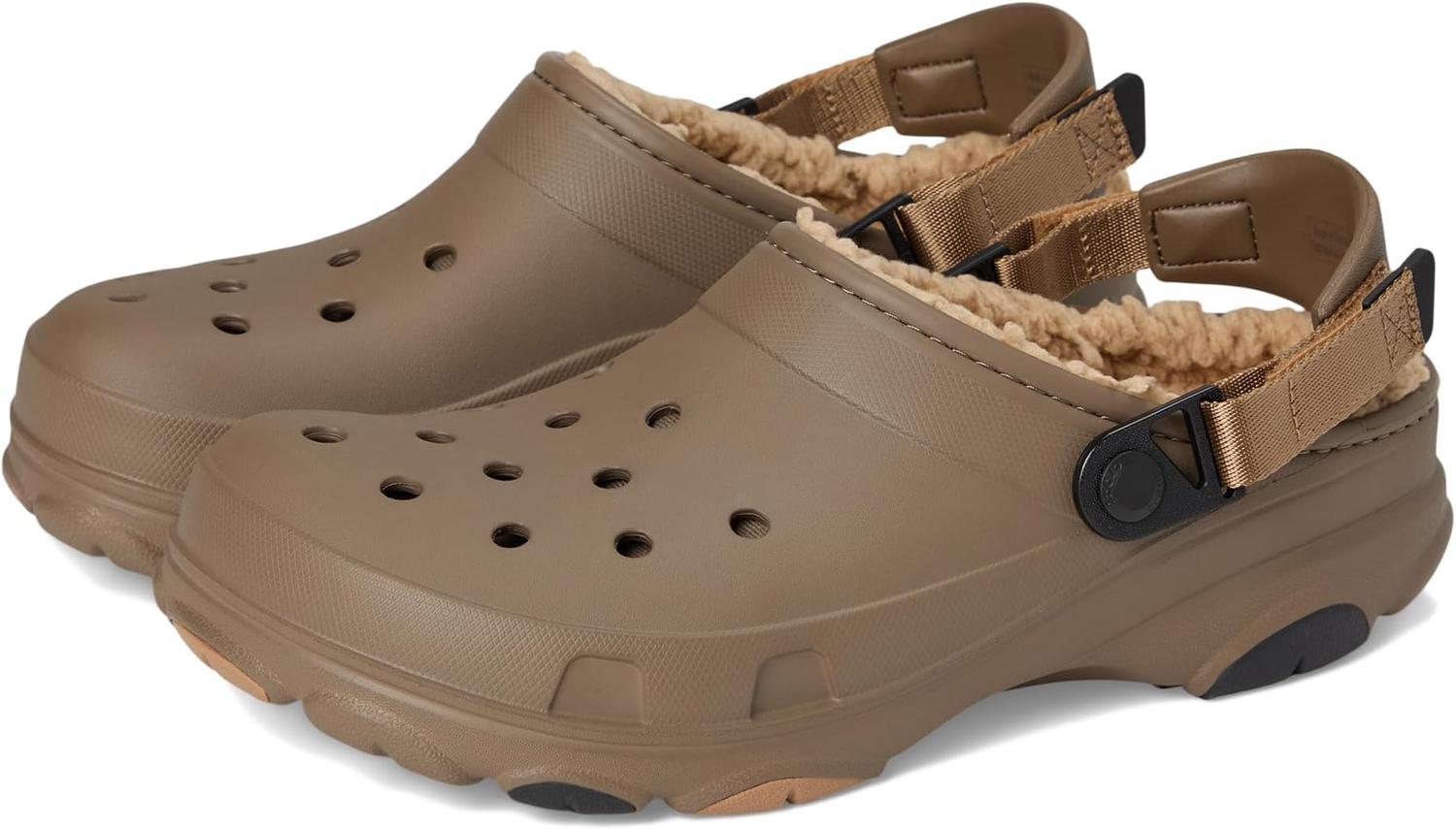 Сабо Crocs Classic All Terrain Line Clogs, цвет Walnut