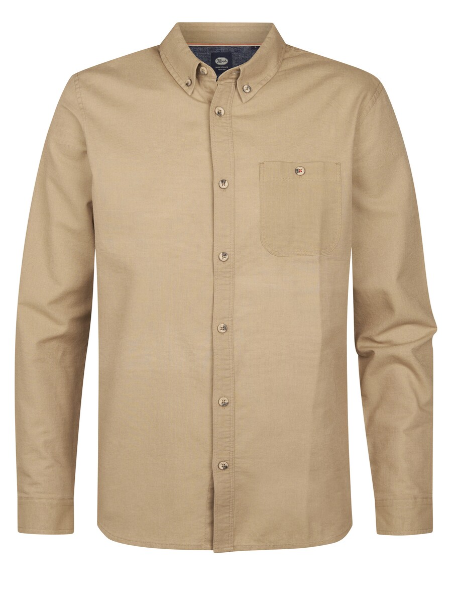 

Рубашка на пуговицах классического кроя Petrol Industries, Brown