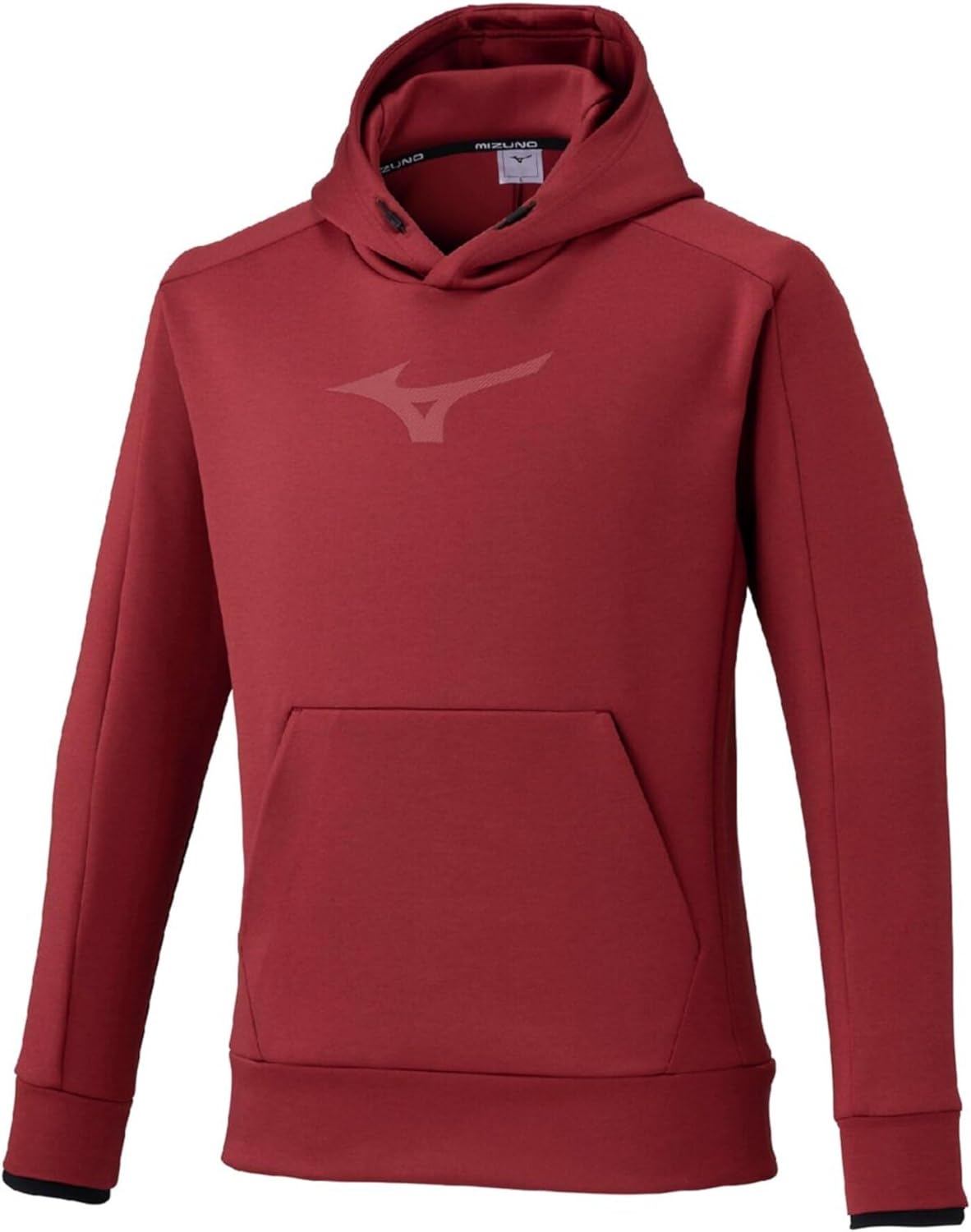 

Спортивная толстовка Mizuno 32MCC555, эластичная, с капюшоном, удобная в носке, унисекс, для взрослых, винно-красный вереск