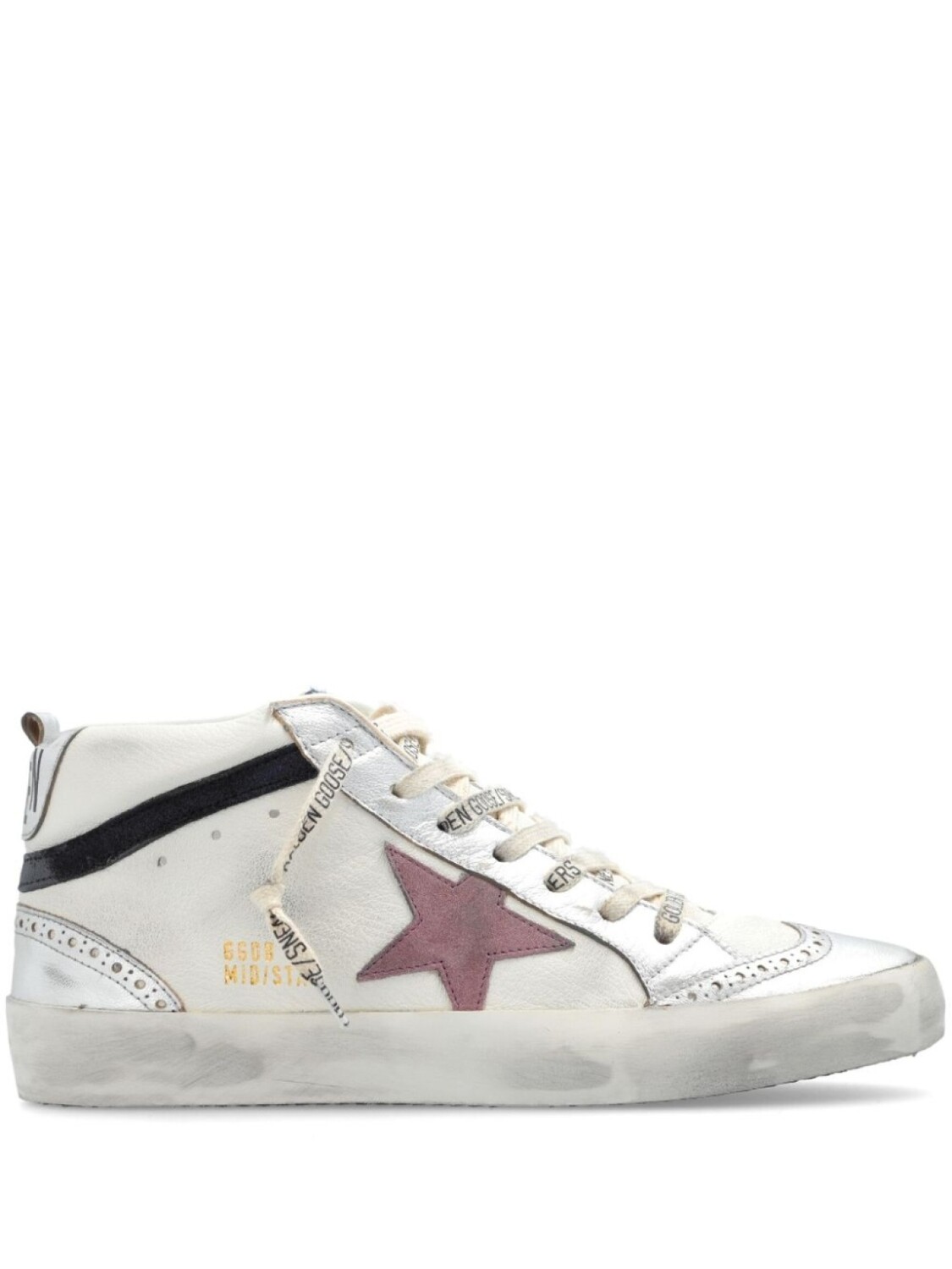 

Кеды Mid Star Golden Goose, белый, Серый, Кеды Mid Star Golden Goose, белый