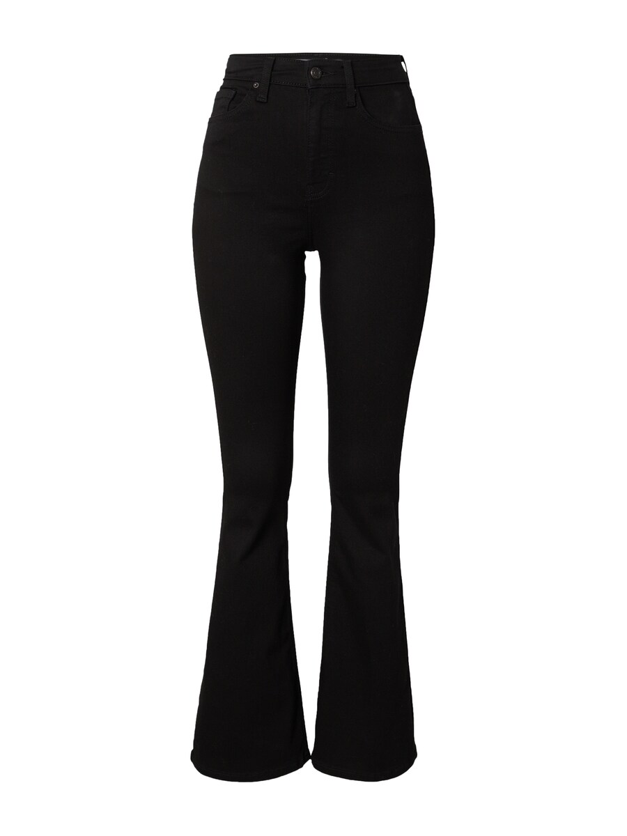 

Расклешенные джинсы TOPSHOP, черный деним
