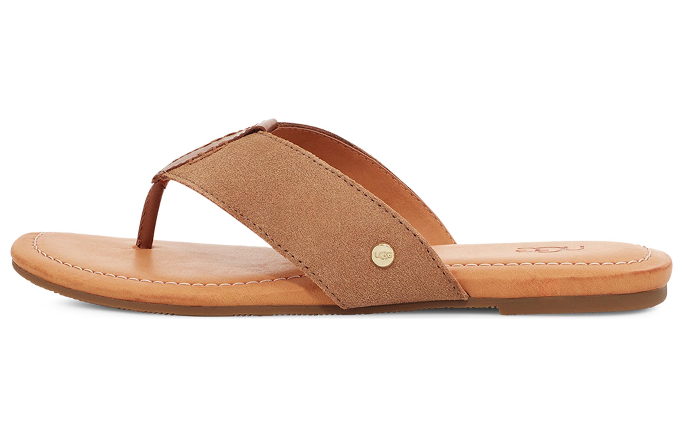 Замшевые шлепанцы Carey Ugg
