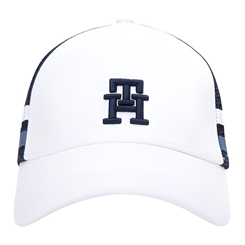 

Tommy Hilfiger Хлопковая бейсболка с вышитым логотипом, Black White YCF
