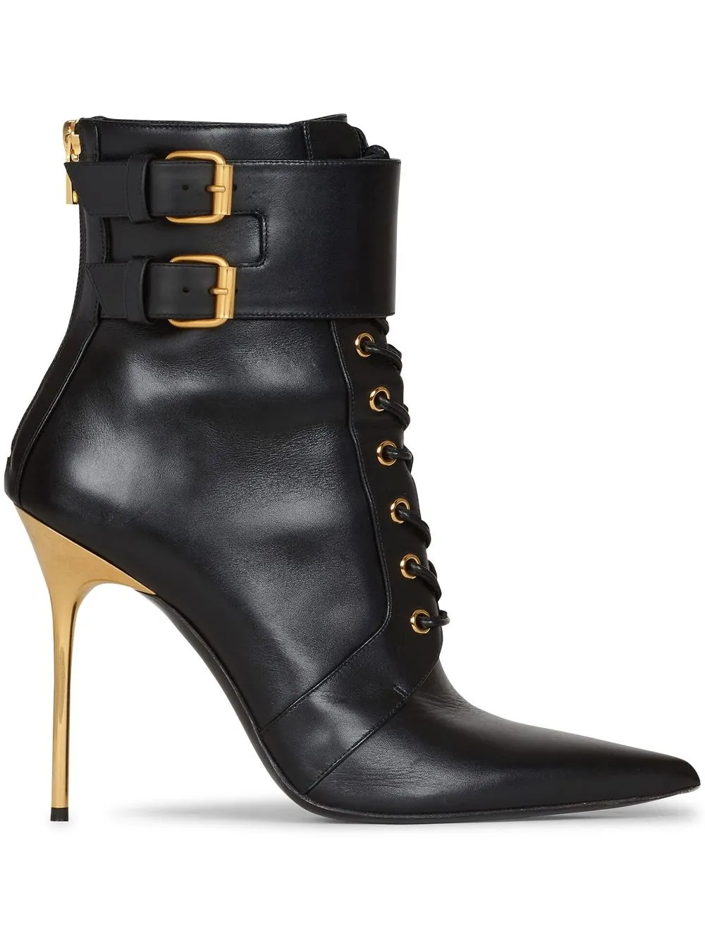 Ботинки Uria со шнуровкой BALMAIN, черный