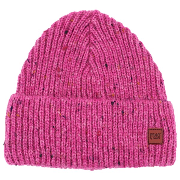 

Шапочка Girl-Beanie из трикотажной пряжи с подкладкой и отворотом Maximo, розовый