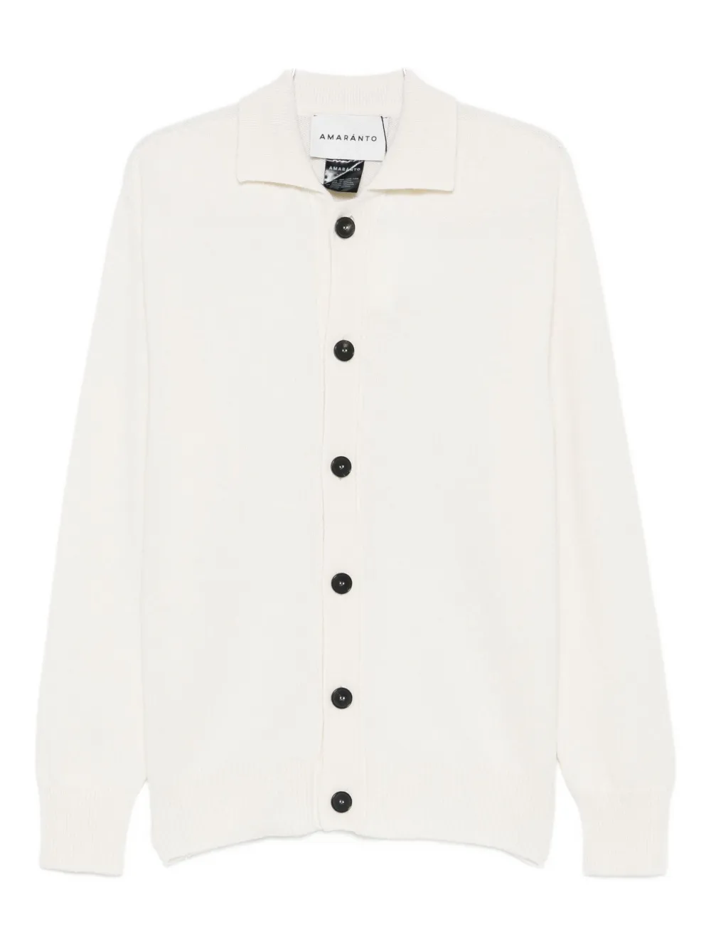 

Кардиган на пуговицах с воротником Amaranto, белый