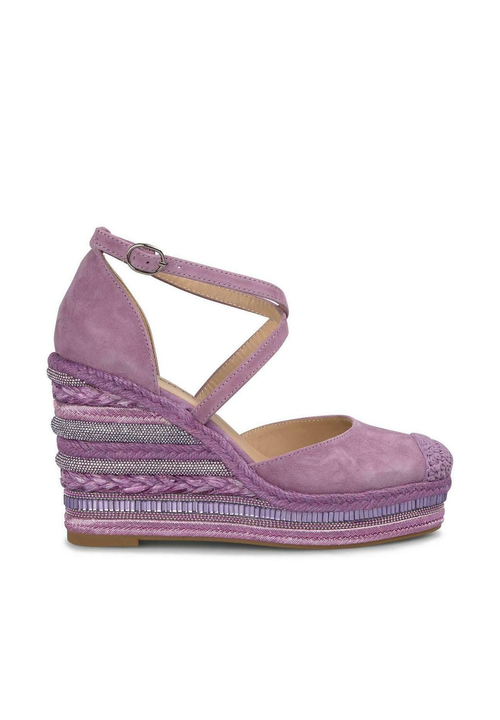 Босоножки на танкетке Espadrilles Alma en Pena, фиолетовый — фото 2
