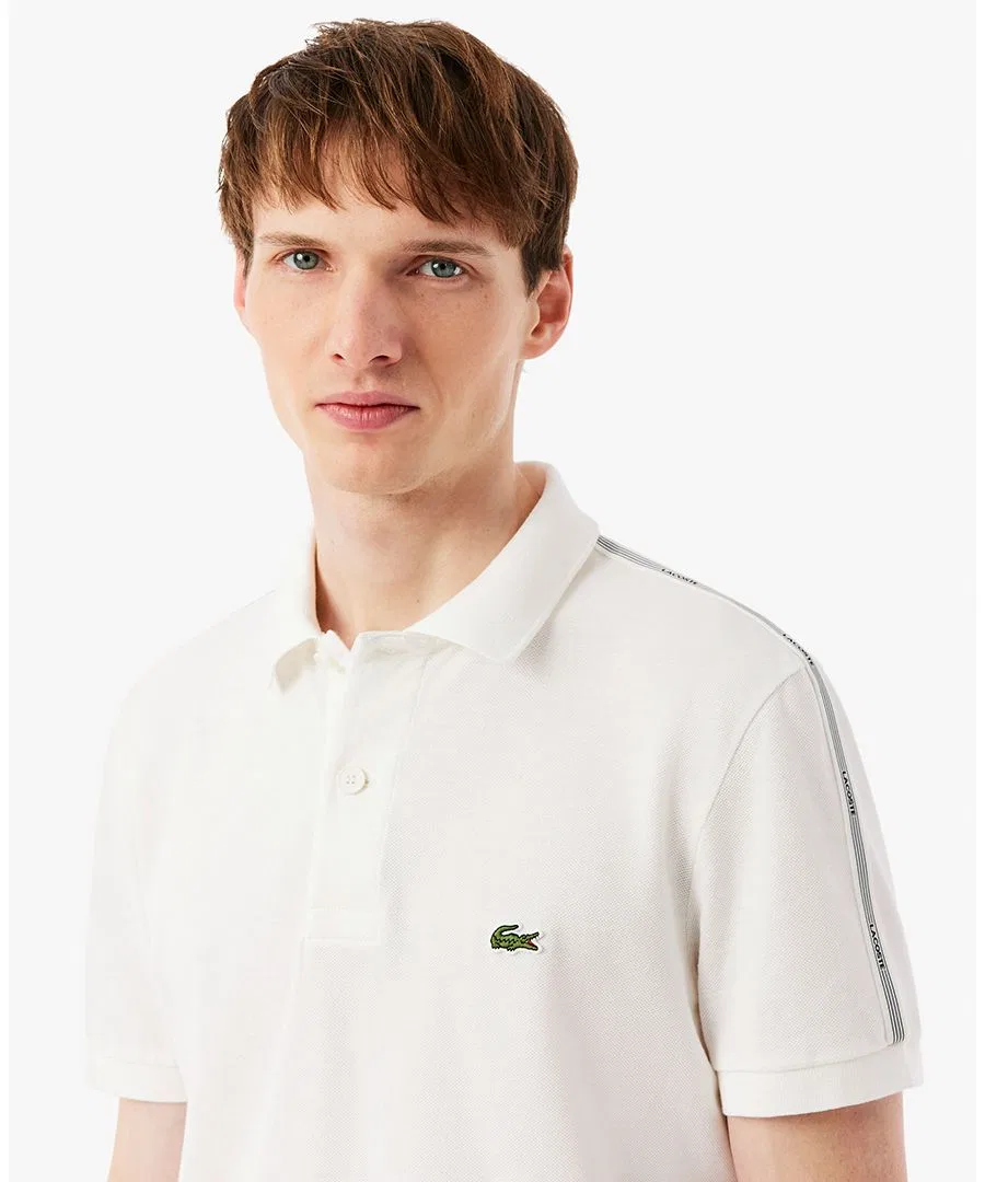 Мужская поло-рубашка с коротким рукавом, стандартного кроя Lacoste, Flour — фото 3