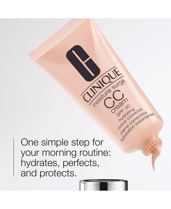 Крем Moisture Surge CC, корректирующий цвет кожи, широкий спектр SPF 30, 1,4 унции Clinique, цвет Light — фото 3
