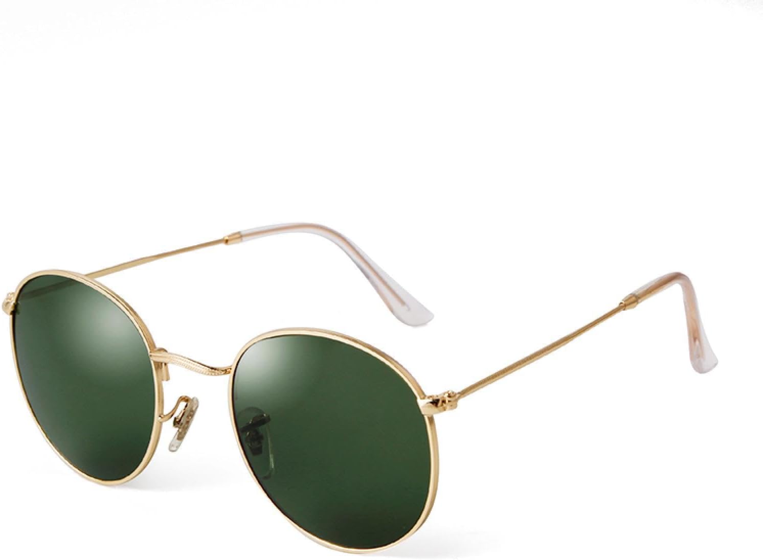 

Солнцезащитные очки с защитой от УФ-излучения UV400 | Зеленые, маленькие, металлические, круглые | Для женщин и мужчин, для занятий спортом на открытом воздухе и вождения DSVIGF, 02