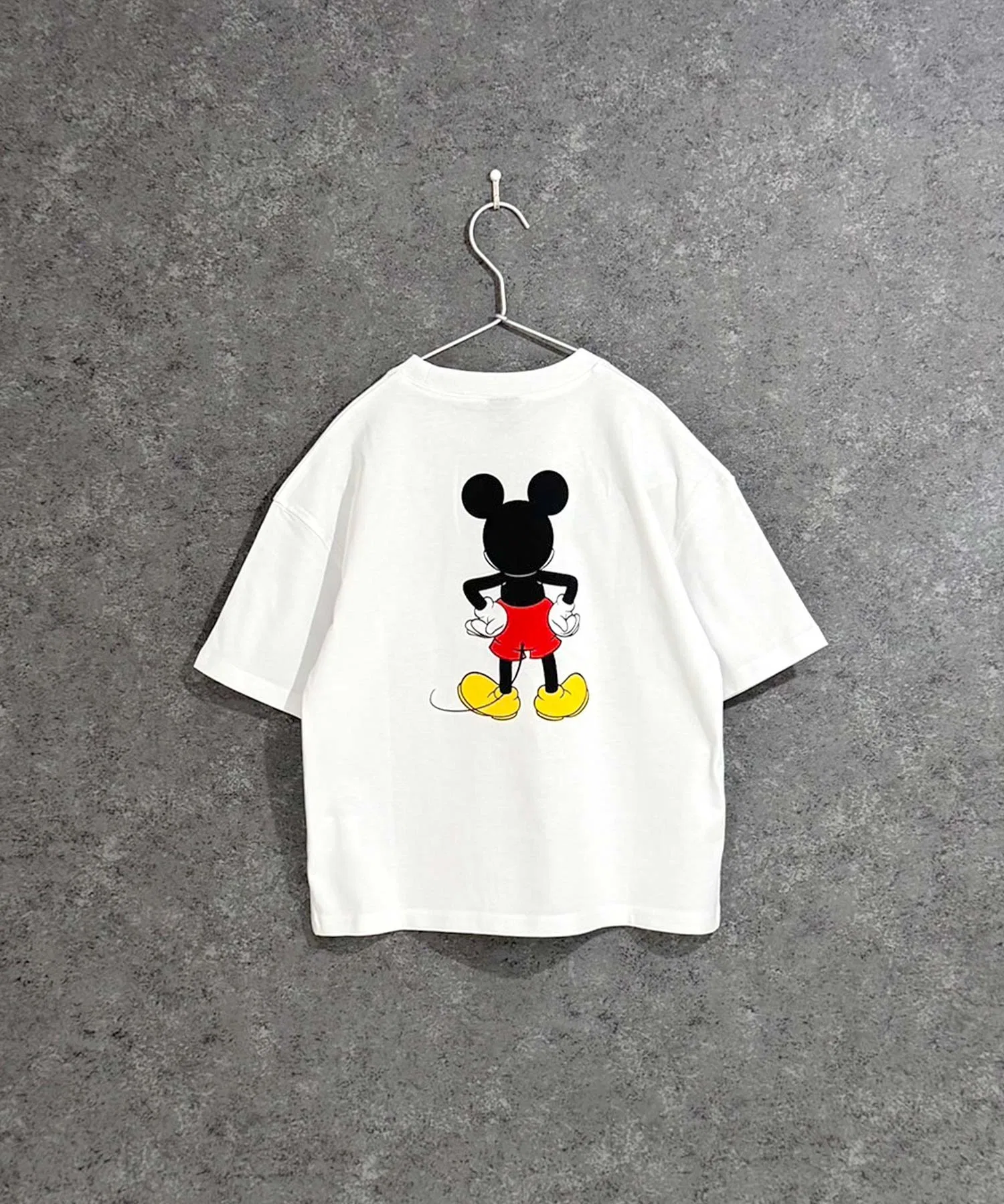 Детская футболка Mickey Mouse оверсайз Disney белая
